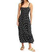 Roxy Sunrise Coastline Printed Sleeveless Long Dress Bleu XS Femme