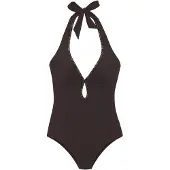 LASCANA Maillot de bain chocolat / cappuccino / noir
