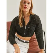 Bianco Lucci Cardigan noir