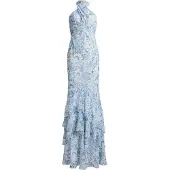 Ralph Lauren Robe bleu clair / blanc