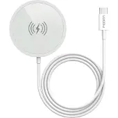 Pedea Wireless magnetic Charging Pad 15W - USB-C, argenté/blanc