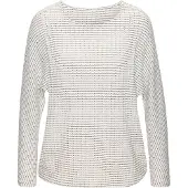 Vivance T-shirt crème / noir