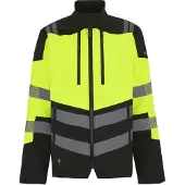 Regatta - Veste softshell 3 couches pour hommes RG11719 (XL) (noir/jaune)
