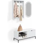 Livinity Vestiaire Aterno Blanc Set, 3 pièces, Model 58861