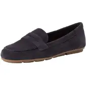 Tamaris Mocassins en cuir pour femme 1-24203-46, pointure : 37 EU, couleur : gris