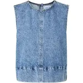 Pieces Haut 'PCSky' bleu denim