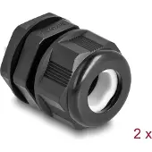 DeLOCK EX-kabelwartel M20 noir, 2 pièces -
