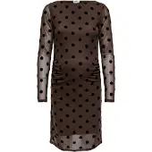 ONLY Maternity Robe 'OLMLaguna' marron / noir