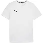 Puma T-Shirt fonctionnel 'teamGoal' noir / blanc