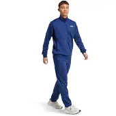 Adidas Survêtement 'Linear Track' bleu foncé / blanc