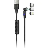 Connect Magnetic PowerLink 3in1, 2m, noir