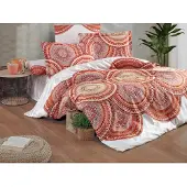 Brotex® Linge de lit français Satin 200x200, 70x90cm Inferno natur