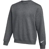 Nike Garçons, Pull-over, Park Fleece Crew Kinder-Sweatshirt, Gris, (XL)