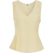 We fashion Haut jaune pastel