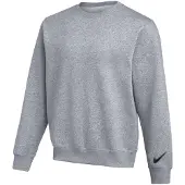 Nike Hommes, Pull-over, Bluza Park 26 Fleece Crew Swoosh IO9039-063, Gris, (M)