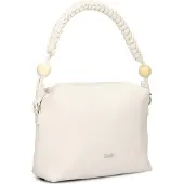 Zwei Sac bandoulière 'Perla' blanc cassé