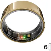 Ultrahuman Ring AIR Bionic Gold - Size 6 (6, Bionic Gold, Or), Bague connectée, Or