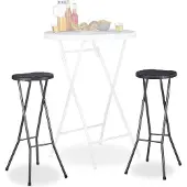 B2X Tabourets de bar pliants BASTIAN