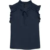 Vero Moda Chemisier 'VMALBA' bleu marine