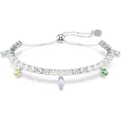 Swarovski Bracelet jaune / vert clair / lavande / argent