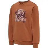 Hummel Sweat-shirt noisette / baie / violet pastel / blanc cassé