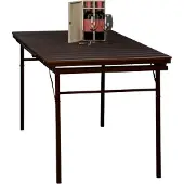 Northix Table de jardin pliante et extensible