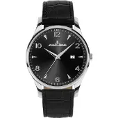 Jacques Lemans Montre dateur London Black Silver