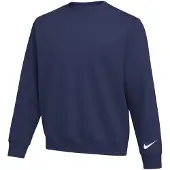 Nike Garçons, Pull-over, Park Fleece Crew Kinder-Sweatshirt, Bleu, (L)