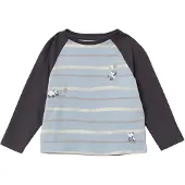 s.Oliver T-Shirt bleu clair / gris foncé / rouge / blanc