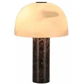 Eth Lampe de table en marbre Barbara Ø 27,5cm - 2x E14