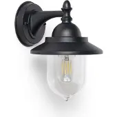 LEDKIA Lampe Murale Extérieure Métal Klasik Noir