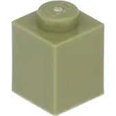 LEGO 100 pièces 3005 Brick 1x1 Part Basic briques 100 vert olive