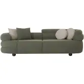 AEA Edles Grünes Textilsofa Wohnzimmer Couch Polstersofas Relaxcouch