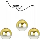 Light11 HOME Suspension, lustre, abat-jour doré, 20 cm
