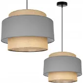 Light11 HOME Suspension, lustre, abat-jour, Boho Juta