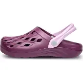 Ladeheid Femmes sabots légers EVA Chaussures de jardin LA-CA-16 (Violet, 35 UE)