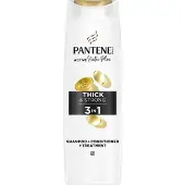 Pantene Shampoing Pro-V Active Nutri Plex Thick&Strong pour cheveux fragiles et abîmés 3 en 1 325 ml