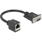 DeLOCK Seriell RS-232/422/485 Adapter DB9 Bu zu RJ45 Bu