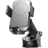JOYROOM Wireless Charging Phone Holder for Car Dashboard, Adaptateur pour véhicule, Noir
