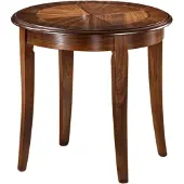 Feldmann-Wohnen Table basse California table de salon 60x60x55cm noyer foncé