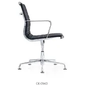 Xl Moebel Gmbh Moderner Kunstlederstuhl in Schwarz mit Edelstahlrahmen