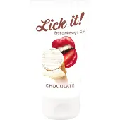 Lick it! - Lubrifiant comestible 2en1 - saveur chocolat blanc - 50ml