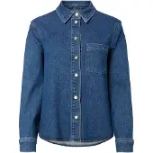Pieces Chemisier 'PCSilke' bleu foncé
