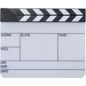 Filmsticks Clapboard d'entrée de gamme moyen 11 pouces tout temps - Version USA