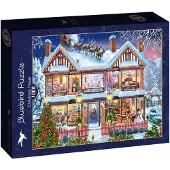 Bluebird Puzzle Puzzle Maison à Noël - 1000 pièces