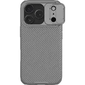 NILLKIN CamShield Pro Series Hardcase Hülle (Apple iPhone 17 Pro), Coque pour téléphone portable, Gris