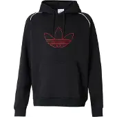 Adidas Sweat-shirt 'SST' rouge vif / noir / blanc