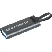 SCANGRIP kraunamas LED rakt pakabukas-ibintuvlis FLASH MICRO R, 75lm