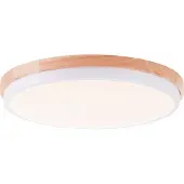 Brilliant LED Lampadaire 120cm Lampadaire bois/noir, lampe d'angle aluminium/métal/bois, lampe salon Lampadaire moderne Floor Lamp 1x LED intégré, 20W, lampe bois, Corner Lamp