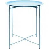 Esschert Design Table d'appoint bleue